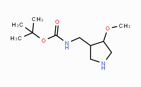 CAS No. 174727-04-9, (4-Methoxy-pyrrolidin-3-yl)methyl-carbamic acid tert-butyl ester