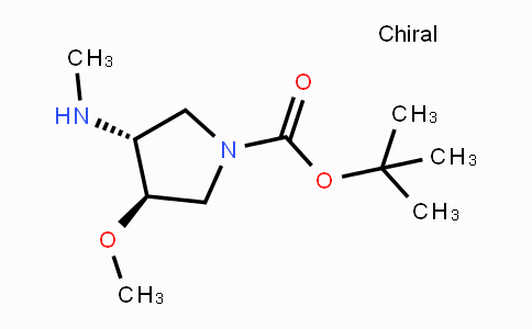 CAS No. 960316-16-9, trans-3-Methylamino-1-Boc-4-methoxypyrrolidine