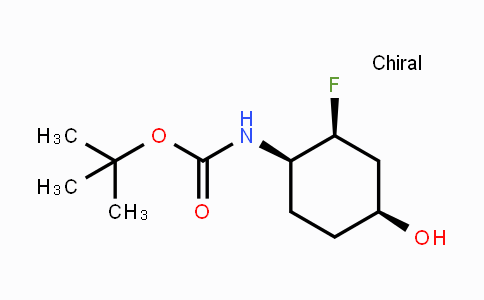CAS No. 1268512-47-5, (1S,3S,4R)-Rel-4-(Boc-amino)-3-fluorocyclohexanol
