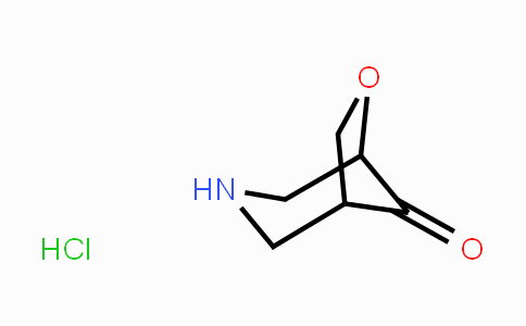 CAS No. 1408075-04-6, 6-Oxa-3-azabicyclo[3.2.1]octan-8-one hydrochloride