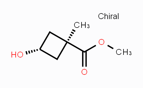 CAS No. 1408075-48-8, trans-Methyl 3-hydroxy-1-methyl-cyclobutanecarboxylate