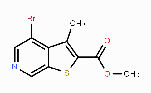 CAS No. 870244-28-3, Methyl 4-bromo-3-methylthieno-[2,3-c]pyridine-2-carboxylate