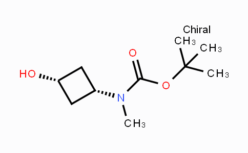 CAS No. 1033718-10-3, tert-Butyl N-(cis-3-hydroxycyclobutyl)-N-methylcarbamate