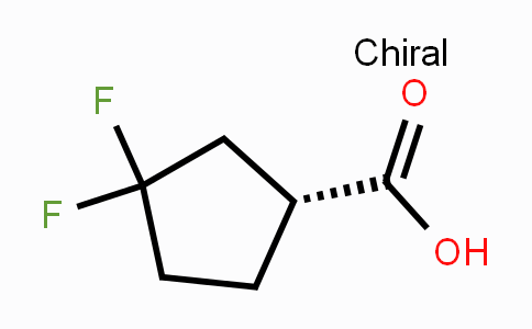 CAS No. 1352621-96-5, (R)-3,3-Difluorocyclopentanecarboxylic acid