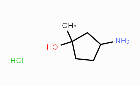 CAS No. 1408075-75-1, 3-Hydroxy-3-methylcyclopentanamine hydrochloride