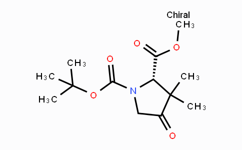 478698-30-5 | Methyl (2S)-1-Boc-3,3-dimethyl-4-oxopyrrolidine-2-carboxylate