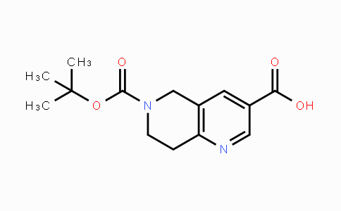 CAS No. 1341036-28-9, 6-Boc-7,8-dihydro-5H-[1,6]naphthyridine-3-carboxylic acid