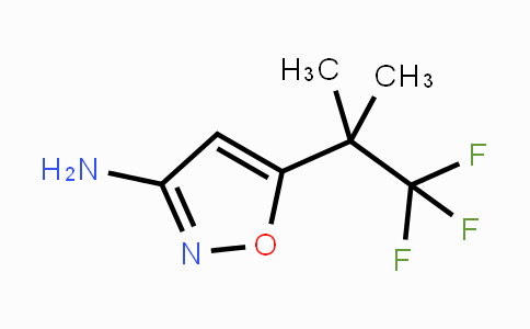 CAS No. 1188911-74-1, 5-(1,1,1-Trifluoro-2-methylpropan-2-yl)isoxazol-3-amine