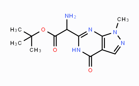 CAS No. 1015856-23-1, 6-(Boc-aminomethyl)-1-methyl-4,5-dihydro-4-oxo-1H-pyrazolo[3,4-d]pyrimidine
