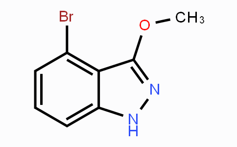 CAS No. 938061-94-0, 4-Bromo-3-methoxy-1H-indazole