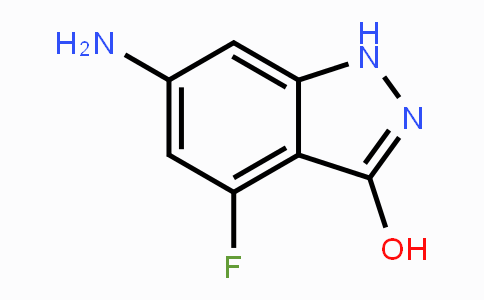 CAS No. 885520-09-2, 6-Amino-4-fluoro-3-hydroxyindazole
