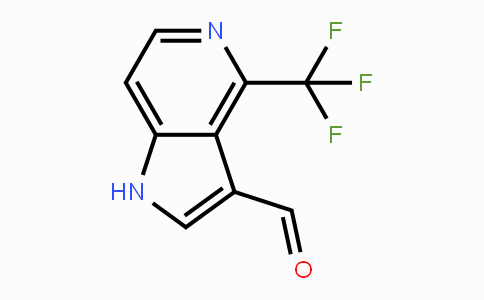 CAS No. 1190309-96-6, 4-(Trifluoromethyl)-5-azaindole-3-carboxaldehyde