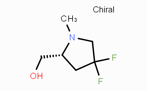 CAS No. 1408002-86-7, (R)-2-(Hydroxymethyl)-1-methyl-4,4-difluoropyrrolidine