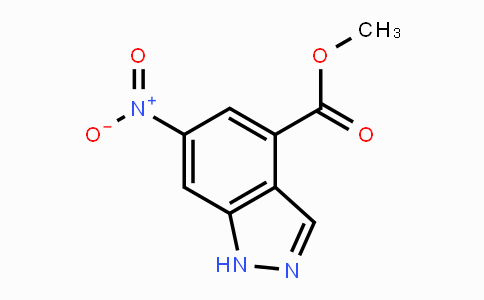 CAS No. 885518-55-8, Methyl 6-nitro-1H-indazole-4-carboxylate