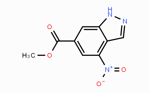 CAS No. 72922-61-3, Methyl-4-nitro-1H-indazole-6-carboxylate
