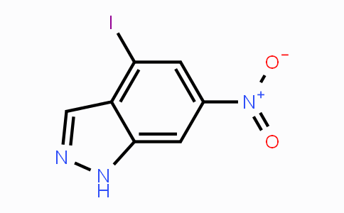 CAS No. 885519-85-7, 4-Iodo-6-nitro-1H-indazole