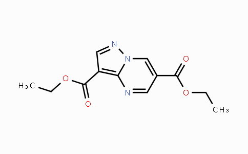 CAS No. 1408074-47-4, Pyrazolo[1,5-a]pyrimidine-3,6-dicarboxylic  acid diethyl ester