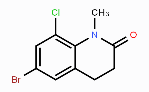 CAS No. 1408076-10-7, 6-Bromo-8-chloro-1-methyl-1,2,3,4-tetrahydroquinolin-2-one