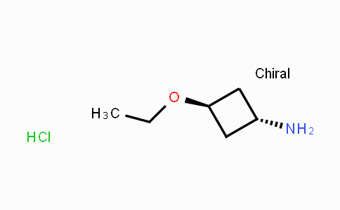 CAS No. 1408076-27-6, trans-3-Ethoxycyclobutan-1-amine hydrochloride