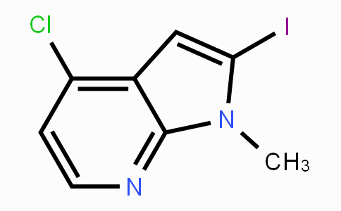CAS No. 1312581-09-1, 4-Chloro-2-iodo-1-methylpyrrolo[2,3-b]pyridine