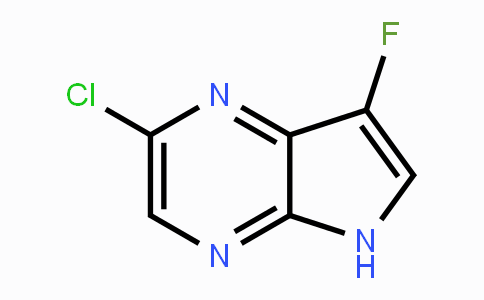 CAS No. 1392803-74-5, 2-Chloro-7-fluoro-5H-pyrrolo[2,3-b]pyrazine