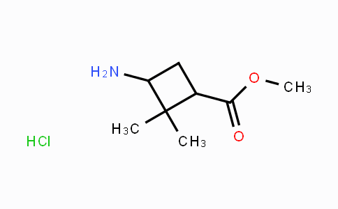 DY105075 | 1392804-34-0 | Methyl 3-amino-2,2-dimethylcyclobutanecarboxylate hydrochloride