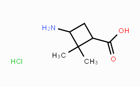 CAS No. 90139-88-1, 3-Amino-2,2-dimethylcyclobutane-carboxylic acid hydrochloride