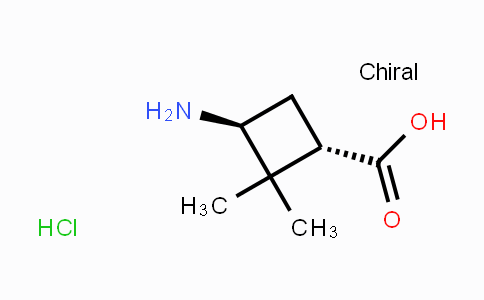 CAS No. 1392803-36-9, trans-3-Amino-2,2-dimethylcyclobutane-carboxylic acid hydrochloride