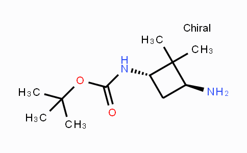 CAS No. 1392803-55-2, trans-3-(Boc-amino)-2,2-dimethylcyclobutylamine