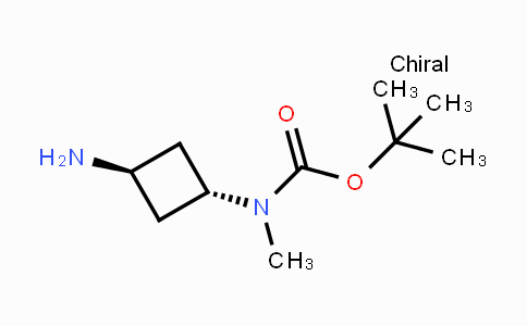 CAS No. 1392803-14-3, tert-Butyl N-(trans-3-aminocyclobutyl)-N-methylcarbamate