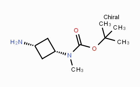 CAS No. 1392803-27-8, tert-Butyl N-(cis-3-aminocyclobutyl)-N-methylcarbamate