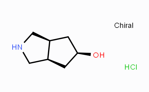 CAS No. 1256240-40-0, (3AR,5b,6aS)-rel-Octahydrocyclopenta-[c]pyrrol-5-ol hydrochloride