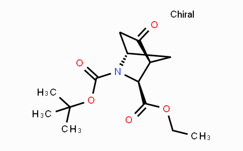 CAS No. 1173197-53-9, Ethyl (1S,3S,4S)-rel-2-Boc-5-oxo-2-azabicyclo-[2.2.1]heptane-3-carboxylate