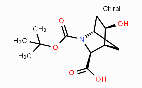 CAS No. 1290625-54-5, (1S,3S,4S,5R)-Rel-2-Boc-5-hydroxy-2-azabicyclo-[2.2.1]heptane-3-carboxylic acid