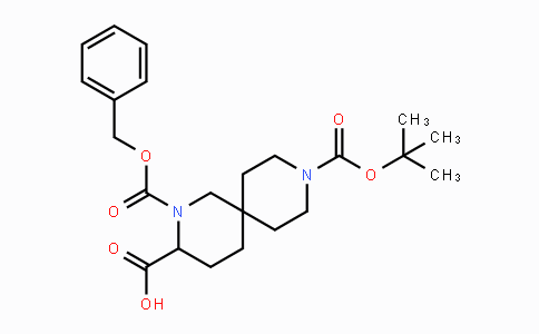 CAS No. 1250992-79-0, 2-Cbz-9-Boc-2,9-diazaspiro-[5.5]undecane-3-carboxylicacid