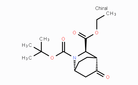 CAS No. 1290627-55-2, Ethyl (1R,3R,4R)-rel-2-Boc-5-oxo-2-azabicyclo-[2.2.2]octane-3-carboxylate