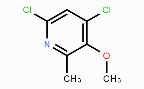 CAS No. 1019929-89-5, 4,6-Dichloro-3-methoxy-2-methylpyridine