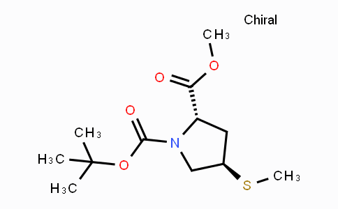 CAS No. 1252640-75-7, (4R)-1-Boc-4-methylthiol-L-proline methyl ester