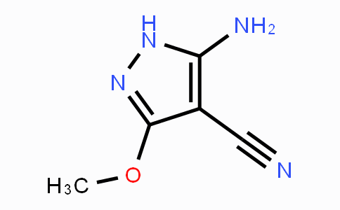 CAS No. 72760-87-3, 5-Amino-3-methoxy-1H-pyrazole-4-carbonitrile