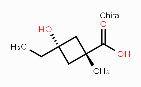 CAS No. 286442-90-8, cis-3-Ethyl-3-hydroxy-1-methylcyclobutane-carboxylic acid