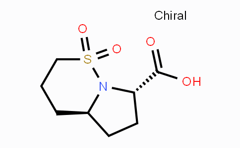 CAS No. 608128-55-8, (4AS,7S)-hexahydro-2H-pyrrolo[1,2-b][1,2]-thiazine-7-carboxylic acid 1,1-dioxide