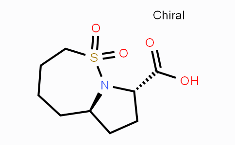 CAS No. 608128-60-5, (5AR,8S)-Octahydro-pyrrolo[1,2-b][1,2]thiazepine-8-carboxylic acid 1,1-dioxide