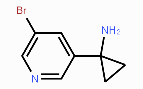CAS No. 1003856-13-0, 1-(5-Bromopyridin-3-yl)cyclopropanamine