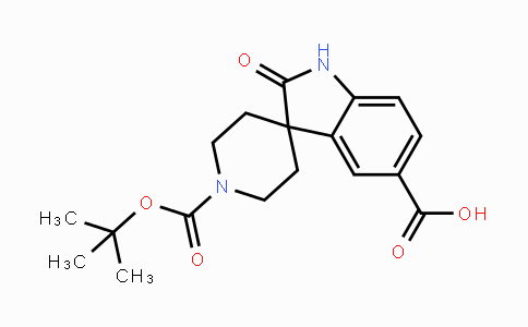 CAS No. 946135-52-0, 1'-(tert-Butoxycarbonyl)- 2-oxospiro[indoline-3,4'-piperidine]-5-carboxylic acid