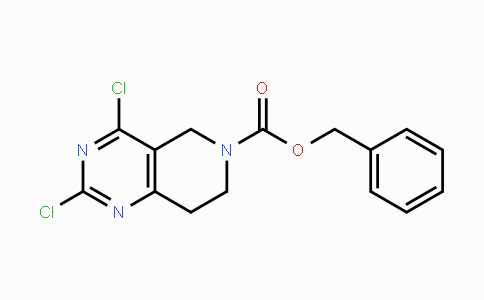 CAS No. 1160248-14-5, Benzyl 2,4-dichloro-7,8-dihydropyrido-[4,3-d]pyrimidine-6(5H)-carboxylate