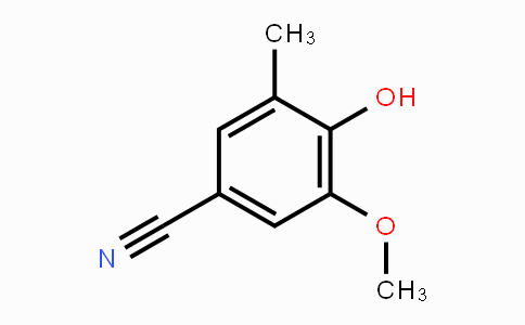CAS No. 173900-47-5, 4-Hydroxy-3-methoxy-5-methylbenzonitrile