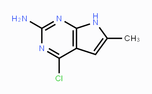 CAS No. 204929-06-6, 2-Amino-4-chloro-6-methyl-7H-pyrrolo[2,3-d]pyrimidine