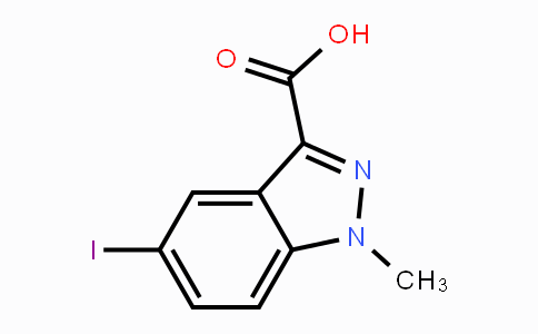 CAS No. 1363382-23-3, 5-Iodo-1-methyl-1H-indazole-3-carboxylic acid