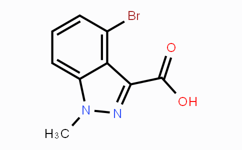 CAS No. 1363380-97-5, 4-Bromo-1-methyl-1H-indazole-3-carboxylic acid