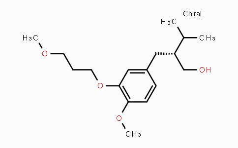 CAS No. 172900-70-8, (R)-2-[3-(3-Methoxypropoxy)-4-methoxybenzyl]-3-methylbutan-1-ol